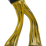 POWERTECH καλώδιο μητρικής 24pin σε 2x 24pin CAB-W042, 0.20m - 5210131044735