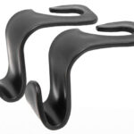 Κρεμάστρα αυτοκινήτου CAR-0007 για το προσκέφαλο, μαύρη, 2τμχ - 5210131024348