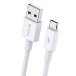 CELEBRAT καλώδιο USB-C σε USB CB-24C, 3A, 1.2m, λευκό - 6925146982215