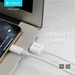 CELEBRAT καλώδιο Micro USB σε USB CB-24M, 2.1A, 1.2m, λευκό - 6925146982222 - Image 2