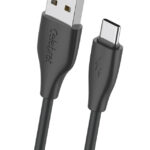 CELEBRAT καλώδιο USB-C σε USB CB-31A, 3A, 480Mbps, 1m, μαύρο - 6925146983007
