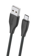 CELEBRAT καλώδιο USB-C σε USB CB-31A, 3A, 480Mbps, 1m, μαύρο - 6925146983007