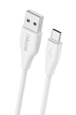 CELEBRAT καλώδιο USB-C σε USB CB-31A, 3A, 480Mbps, 1m, λευκό - 6925146983038