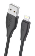 CELEBRAT καλώδιο Lightning σε USB CB-31, 3A, 480Mbps, 1m, μαύρο - 6925146983014