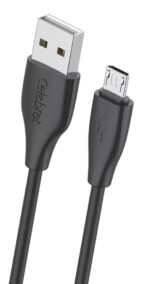 CELEBRAT καλώδιο micro USB σε USB CB-31, 3A, 480Mbps, 1m, μαύρο - 6925146983021