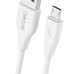 CELEBRAT καλώδιο micro USB σε USB CB-31, 3A, 480Mbps, 1m, λευκό - 6925146983052