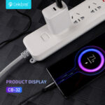 CELEBRAT καλώδιο USB-C σε USB CB-32, 3A, 1m, μαύρο - 6925146983069 - Image 2