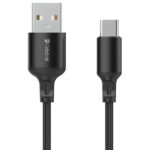 CELEBRAT καλώδιο USB-C σε USB CB-32, 3A, 1m, μαύρο - 6925146983069