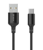 CELEBRAT καλώδιο USB-C σε USB CB-32, 3A, 1m, μαύρο - 6925146983069