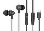 CELEBRAT earphones με μικρόφωνο G38, USB-C σύνδεση, 10mm, 1.2m, μαύρα - 6925146951808