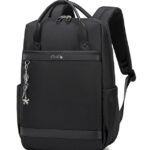 CHANTRIA γυναικεία τσάντα πλάτης CB00639 με θήκη laptop 14", 12.5L, μαύρη - 6970672357259