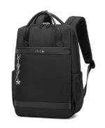 CHANTRIA γυναικεία τσάντα πλάτης CB00639 με θήκη laptop 14", 12.5L, μαύρη - 6970672357259