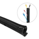 BRATECK κάλυμμα καλωδίων τύπου Flex Wrap CC15-1, με φερμουάρ, Φ30cm x1m - 5210131015568