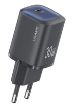 USAMS φορτιστής τοίχου US-CC251, USB-C, 30W, GaN, μαύρος - 6958444910536