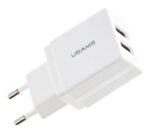 USAMS φορτιστής τοίχου T24 US-CC090, 2x USB, 2.1A, λευκός - 6958444982588