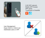 SECUKEY πληκτρολόγιο πρόσβασης CH3-WIFI-EM+MF με κωδικό & κάρτα, Wi-Fi - 5210131077849 - Image 2