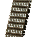 POWERTECH Clip αρίθμησης καλωδίου Νο 1, Brown, 10τεμ. - 5201906201729