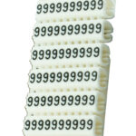 POWERTECH Clip αρίθμησης καλωδίου Νο 9, White, 10τεμ. - 5210131045503