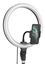 BASEUS φωτιστικό δαχτυλίδι LED CRZB12-B01, 12", χωρίς τρίποδα, μαύρο - 6953156227347