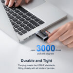 ORICO card reader CS2D-A3 για SD & Micro SD, USB 3.0, μαύρο - 6936761824132 - Image 2