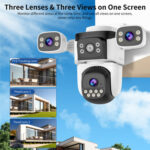 VSTARCAM smart κάμερα CS621SR, triple lens, 2MP, WiFi, SD, PTZ, IP66 - 5210131125823 - Image 2