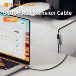 CABLETIME καλώδιο προέκτασης USB CT-AMAF1, 5Gbps, 2m, μαύρο - 5210131109076 - Image 2