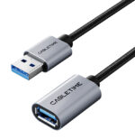 CABLETIME καλώδιο προέκτασης USB CT-AMAF1, 5Gbps, 2m, μαύρο - 5210131109076
