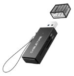 CABLETIME card reader CT-ASD3-PB για SD & micro SD, USB, 5Gbps, μαύρο - 5210131087756