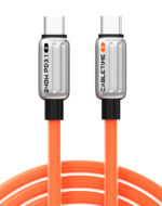 CABLETIME καλώδιο USB-C CT-CM240-ZSO1, 240W, 480Mbps, 1m, πορτοκαλί - 5210131087763