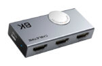 CABLETIME HDMI switch CT-HS8K2-AG, 2 σε 1, 8K/60Hz, 4K/120Hz, γκρι - 5210131094808