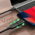 CABLETIME αντάπτορας USB-C σε USB CT-CMAF, 5Gbps, 10.5W, μαύρος - 5210131092682 - Image 2
