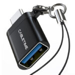 CABLETIME αντάπτορας USB-C σε USB CT-CMAF, 5Gbps, 10.5W, μαύρος - 5210131092682