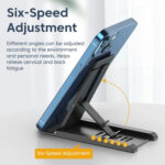 CABLETIME βάση smartphone CT-PH03, foldable, λευκή - 5210131092576 - Image 2