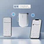 NIIMBOT smart θερμικός εκτυπωτής ετικετών D11-H, 300dpi, Bluetooth, λευκός - 6977031210828 - Image 2