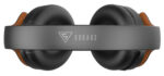 DOQAUS headphones DESIGN 1, ασύρματα & ενσύρματα, Φ40mm, 600mAh, μαύρα/καφέ - 6974340900525 - Image 2