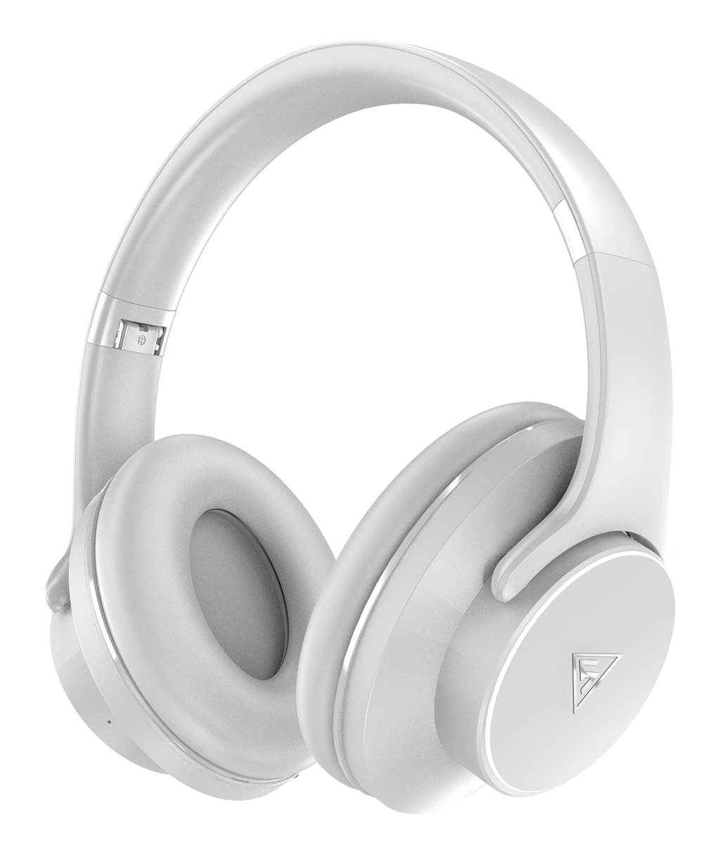DESIGN1-GR DOQAUS headphones DESIGN 1, ασύρματα & ενσύρματα, Φ40mm, 600mAh, γκρι - 6974340900501 - Image 1