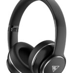 DOQAUS headphones DESIGN 3, ασύρματα & ενσύρματα, Φ40mm, 600mAh, μαύρα - 6974340900549