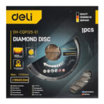 DELI δίσκος κοπής διαμαντέ DH-CQP125-E1, δομικών υλικών, 125mm, 12250rpm - 6975495593617 - Image 2