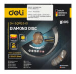 DELI δίσκος κοπής διαμαντέ DH-SQP125-E1, δομικών υλικών, 125mm, 12250rpm - 6975495593556 - Image 2