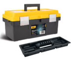 DELI εργαλειοθήκη DL-TC270, πλαστική, 40x21x19cm, μαύρη - 6975495597097