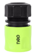 DELI ταχυσύνδεσμος για λάστιχο DL8793 με water stop, 1/2", πράσινος - 6976391000391