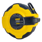 DELI μέτρο DL9920 με μηχανισμό αναδίπλωσης, fibreglass ταινία, 14.5mm x 20m - 6974173015991