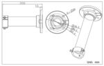 HIKVISION HIWATCH βάση κάμερας DS-1661ZJ, μεταλλική, λευκή - - Image 2