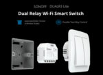 SONOFF smart διακόπτης DUALR3 Lite, 2-Gang, Wi-Fi, 15A, λευκός - 6920075776966 - Image 2