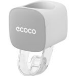 ECOCO διανεμητής οδοντόκρεμας E24024, 5.5x5.5x9.1cm, γκρι - 6974710174075