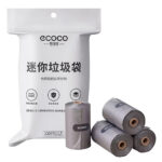 ECOCO σακούλες απορριμμάτων E24062, 22x24cm, γκρι, 4x30τμχ - 6974710174921
