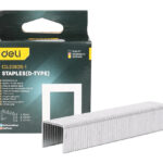 DELI συνδετήρες σχήματος Π EDL238015-1 για καρφωτικό, 1.2x10x11.3mm, 1000τμχ - 6976391005075