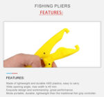 Fish gripper χεριού FISH-0023, ABS, κίτρινο - 5210131036518 - Image 2