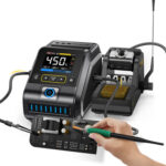 FNIRSI σταθμός συγκόλλησης DWS-200, 200W, 100~450 °C - 5210131120835 - Image 2