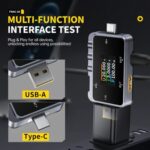 FNIRSI USB tester φόρτισης FNAC-28, USB & USB-C - 5210131133767 - Image 2